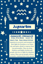 Load image into Gallery viewer, Zodiac Candle- Aquarius